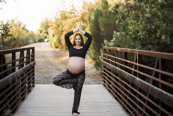 Dani Pant • Lace Gaucho Style Pant • Lace Maternity Pant • Maternity Photo Shoot • Lace Lounge Pant • Gaucho Pajama Pant • by Sew Trendy