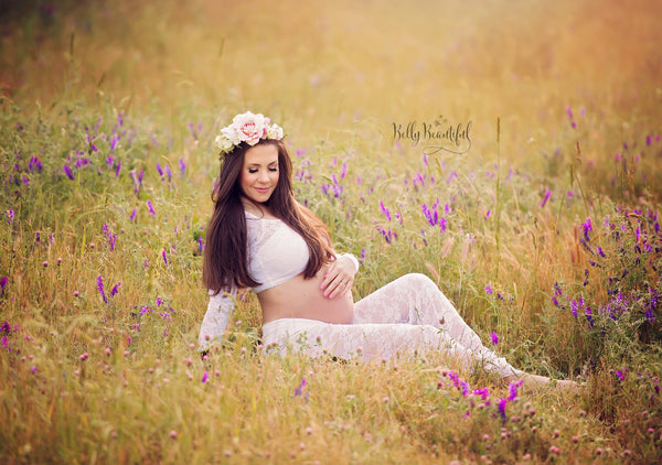 RTS: Drew Lace Crop Top | Ready To Ship • by Sew Trendy