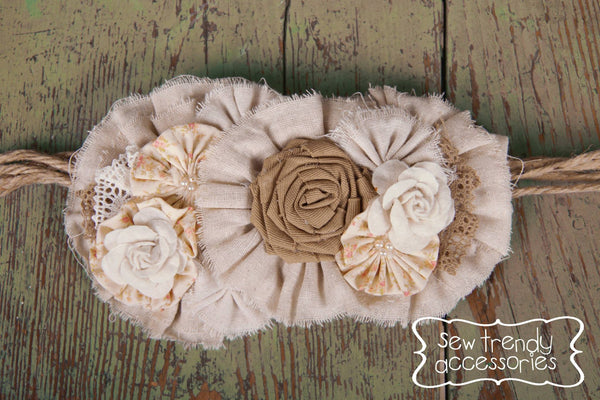 Southern Belle • Floral Sash | READY TO SHIP • by Sew Trendy