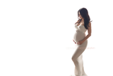 Jessica Gown • Fitted Maternity Gown • Slim Fit Maternity Gown • Sweetheart Neckline Maternity Dress • Maxi Dress • Bridesmaid Dress • by Sew Trendy