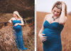 Marilyn Gown • Hand Made Maternity Gown • Lace Mermaid Style Sweetheart Maternity Gown • by Sew Trendy