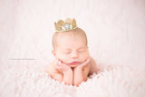 Molly Princess Crown • Crochet Lace Pearl Crown • Gold • Ivory • Silver • Ivory | READY TO SHIP • by Sew Trendy