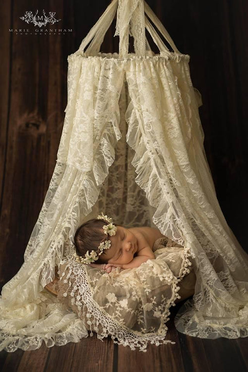 Lace Canopy Photo Prop