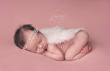 Mini Adelaide Pearl Tie Back • Mini Adelaide Headband • Newborn - 12 months | Ready to Ship • by Sew Trendy