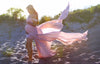 Elia Gown • Chiffon Butterfly Gown • Long Flowing Tossing Gown • Sheer Maternity Gown With Lace Overlay • Sweetheart Top Dress • Droop Sleeves Maternity Gown • by Sew Trendy