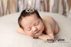 Newborn Cubic Zirconia Solitaire Ring • Baby CZ Ring • Photo Prop • Gold •Rose Gold • Silver | READY TO SHIP • by Sew Trendy