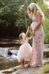 Valerie Gown • Lace Maternity Gown • Vintage Lace Dress • Maternity Lingerie Robe • Vintage Bohemian Dress • Chemise • Nightgown • Nightey • by Sew Trendy