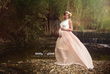 Celeste Gown • Chiffon Infinity Gown •  Maternity Gown • Bridesmaid Dress • Senior Photo Shoot • Boho Dress • by Sew Trendy