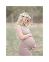 Estelle Floral Crown • Princess Floral Halo • Maternity Halo • Flower Girl Crown • Vintage Headband • Wedding Headpiece | Ready To Ship • by Sew Trendy