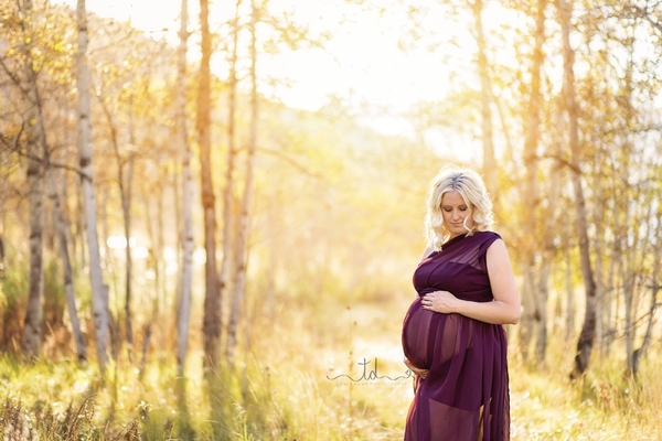 Olivia Gown • Chiffon Infinity Gown •  Maternity Gown • Bridesmaid Dress • Senior Photo Shoot • Boho Dress • by Sew Trendy