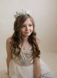Elsa Crown • Princess Rhinestone Crown • Flower Girl • Photo Prop | READY TO SHIP • by Sew Trendy