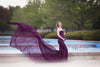 Angela Gown • Slim Fit Gown • Mermaid Style Maternity Gown • Sheer Maternity Gown •  Maternity Photo Shoot Gown • Event Gown • Wedding Dress