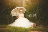 CLEARANCE | Lace Parasol • Vintage Parasol • 30