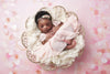 Tia Dress • Newborn Princess • Newborn Sheer Dress • Sitter Set with Bow • Adorable Newborn Gown • by Sew Trendy