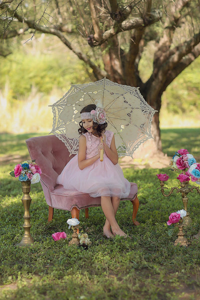 CLEARANCE | Lace Parasol • Vintage Parasol • 30" Parasol • Lace Wood Parasol • Parasol Umbrella • Lace Umbrella | Ready To Ship • by Sew Trendy