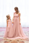 Kassidy Girls Gown • Girls Mesh Infinity Gown •  Girls Mesh Tutu • Flower Girl Dress • Princess Photo Shoot • Birthday Dress • by Sew Trendy