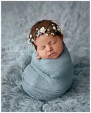 Mini Quinn Crown • Mini Newborn Floral Crown • Dainty Floral Crown • Pristine Crown • Whimsical Crown • Grapevine Floral Crown • Petite Floral Crown | READY TO SHIP • by Sew Trendy