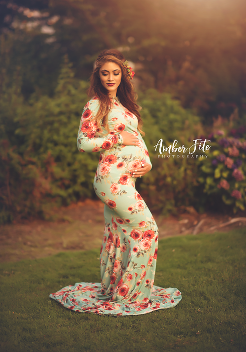 Floral Krysten Gown • FALL 2017 FLORALS • by Sew Trendy