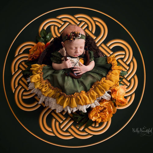 Mera Newborn Princess Dress • Merida Newborn Dress • Dream Baby • Princess Baby Dress • Sitter Princess Dress • Princess Newborn Gown • by Sew Trendy