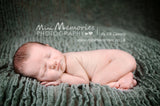 CLEARANCE | Ruffle Blanket • REVERSIBLE Backdrop • Texture Blanket Photo Prop | Ready to Ship • by Sew Trendy