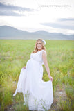 Artemus Robe • Chiffon Robe • Maternity Gown • Sheer Robe • Maternity Photos • Elegant Drape Back Robe • Pregnancy Lingerie • Robe Set • by Sew Trendy