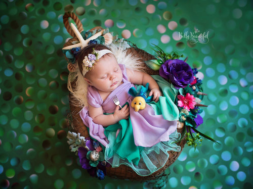 RTS: Rielle Newborn Princess Dress | Ready to Ship • by Sew Trendy