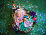 RTS: Rielle Newborn Princess Dress | Ready to Ship • by Sew Trendy