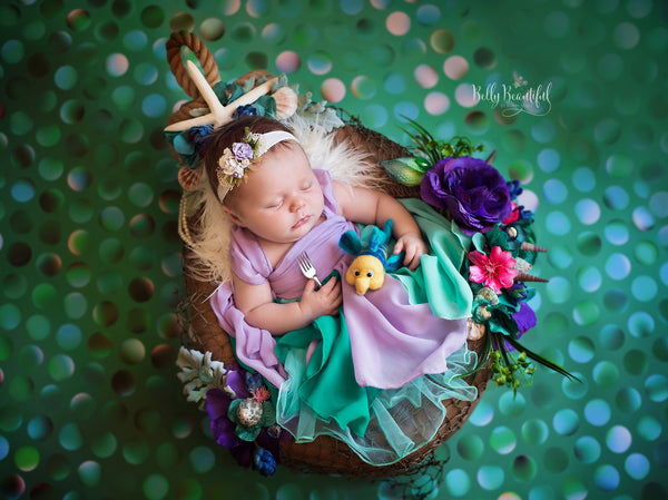 RTS: Rielle Newborn Princess Dress | Ready to Ship • by Sew Trendy