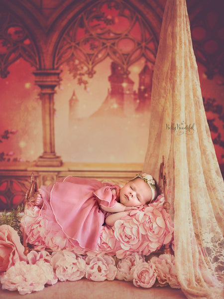 Aurelia Newborn Princess Dress • Sleeping Beauty Dress • Dream Baby • Princess Baby Dress • Sitter Princess Dress • Princess Newborn Gown • by Sew Trendy