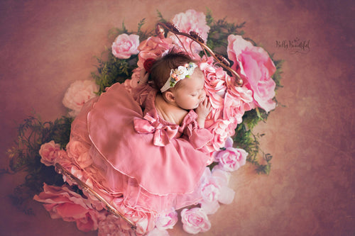 Aurelia Newborn Princess Dress • Sleeping Beauty Dress • Dream Baby • Princess Baby Dress • Sitter Princess Dress • Princess Newborn Gown • by Sew Trendy