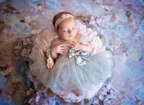 Ella Newborn Princess Dress • Cinderella Newborn Dress • Dream Baby • Princess Baby Dress • Sitter Princess Dress • Princess Newborn Gown • by Sew Trendy