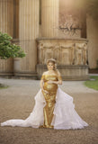 Elizabeth Gown • Couture Sequin Gown • Bridal Gown • Maternity Gown • Princess Tutu • Detachable Bustle Gown • by Sew Trendy