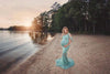 Deloris Gown • Peekaboo Shoulder Gown • Lace Slim Fit Maternity Gown • Lace Maternity Gown • by Sew Trendy
