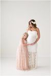 Charlie Gown • Girls Infinity Gown • Girls Lace Infinity Gown • by Sew Trendy