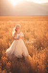 Gretel Gown • Tiered Girls Couture Gown • Girls Full Circle Gown • Layered Chiffon Gown • by Sew Trendy