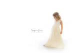 Jaycee Gown • Vintage Lace Girls Infinity Gown • by Sew trendy