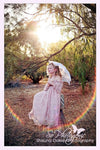 Katie Gown • Girls Lace Gown • Vintage Gown • Nightgown • Chemise • Off The Shoulder • Bohemian Style Dress • Renaissance Gown • by Sew Trendy
