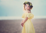 Reece Gown • Girls Vintage Dress • Flowing Hand Made Dress • Classic Vintage Chiffon Gown • Ruffle Night Gown • Girls Chemise • by Sew Trendy