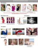 Hailey Gown • Flutter Sleeve Maternity Gown • Chiffon Gown • Sheer Chiffon Maternity Dress • by Sew Trendy