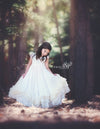 Henrietta Gown • Girls Vintage Style Ruffled Gown • by Sew Trendy