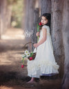 Henrietta Gown • Girls Vintage Style Ruffled Gown • by Sew Trendy
