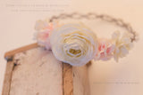 Evelyn Floral Crown • Natural Flower Crown • Grapevine Floral Headband • Wedding Headpiece • Maternity Crown • Flower Girl  | Ready To Ship • by Sew Trendy