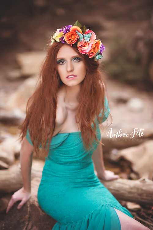 Iris Floral Crown • Iris Floral Butterfly Crown • Butterfly Crown • Whimsical Crown • Vibrant Crown • Flower Garden Crown | Ready To Ship • by Sew Trendy