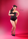 Josette Bodysuit • Sweetheart Knit Body Suit • Strapless Bodysuit • Bodysuit Maternity Top • Bodysuit Top • Leotard Shirt • Bodysuit with Snaps • by Sew Trendy