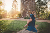 Kelly Gown • Off the Shoulder Maternity Gown • Cap Sleeve Pregnancy Dress • Heavy Knit Gown • Maxi Style Maternity Gown • by Sew Trendy