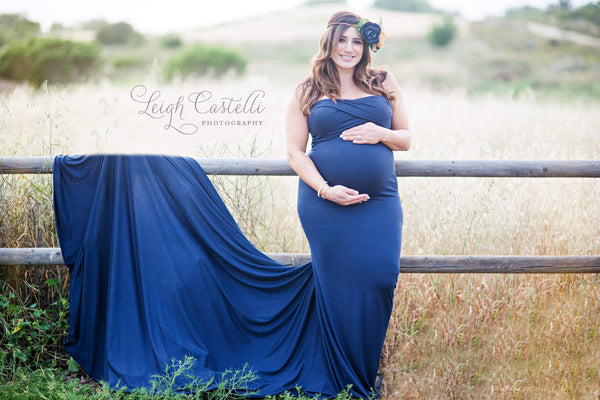 Jessica Gown • Fitted Maternity Gown • Slim Fit Maternity Gown • Sweetheart Neckline Maternity Dress • Maxi Dress • Bridesmaid Dress • by Sew Trendy