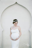 London Crystal and Pearl  Sash | READY TO SHIP • by Sew Trendy