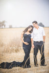 Jessica Gown • Fitted Maternity Gown • Slim Fit Maternity Gown • Sweetheart Neckline Maternity Dress • Maxi Dress • Bridesmaid Dress • by Sew Trendy