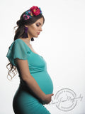 Lanai Crown • Floral Crown • Vibrant Floral Crown • Spring Floral Crown • Garden Floral Crown | Ready To Ship • by Sew Trendy