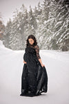 Cindy Gown • Elegant Lace Overlay Gown • Boat Neck and Chiffon Gown •  Knit Sweetheart Slip • by Sew Trendy